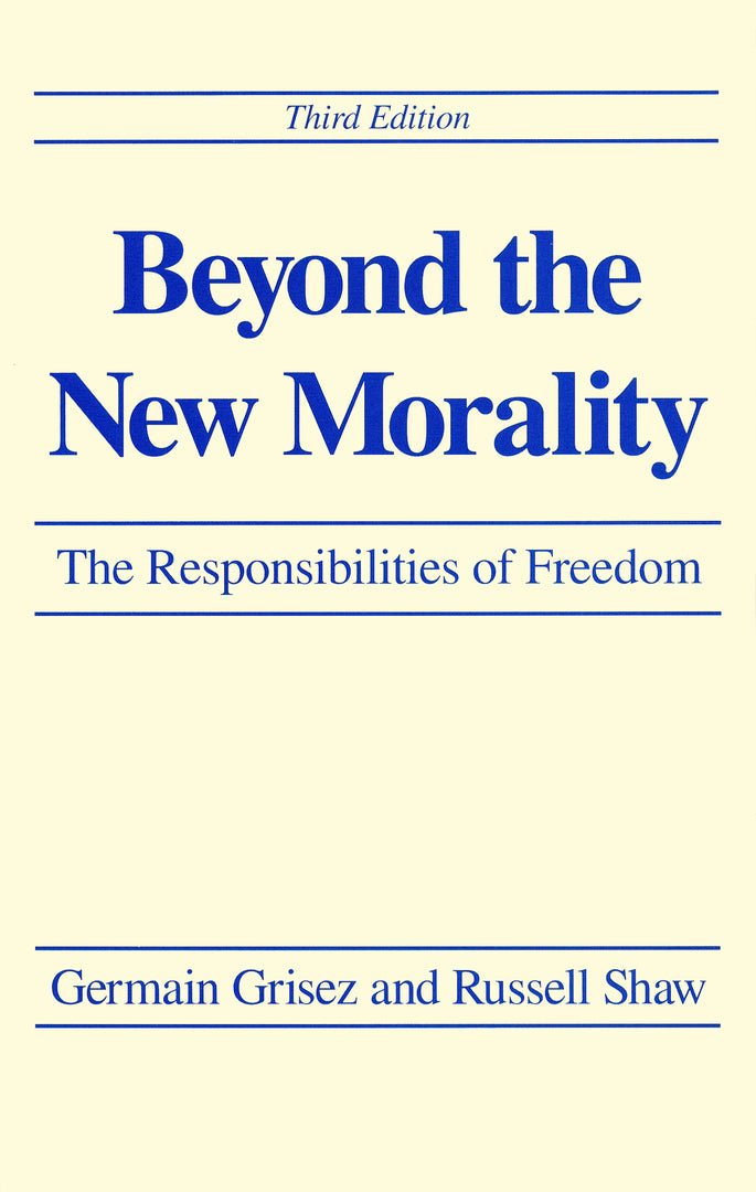 Cover image for Beyond the New Morality ISBN 9780268006792