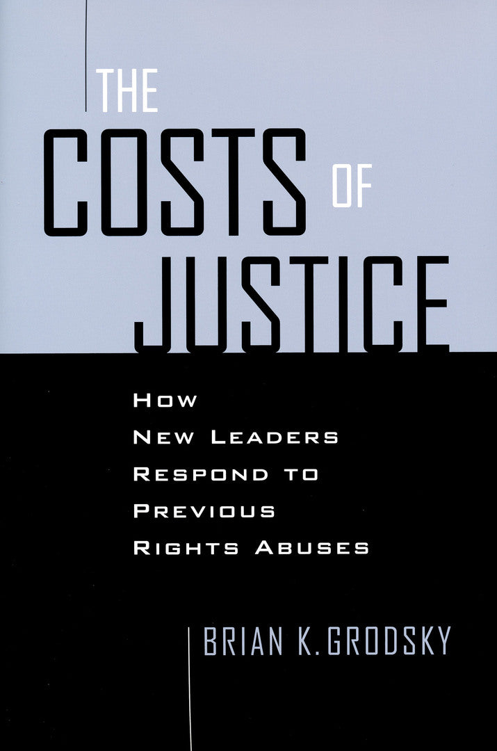 Cover image for The Costs of Justice ISBN 9780268029777