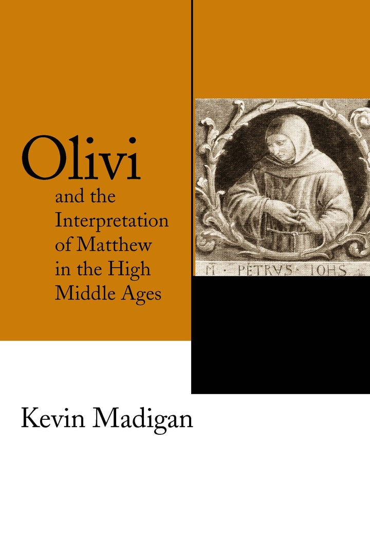Cover image for Olivi and the Interpretation of Matthew in the High Middle Ages ISBN 9780268037161