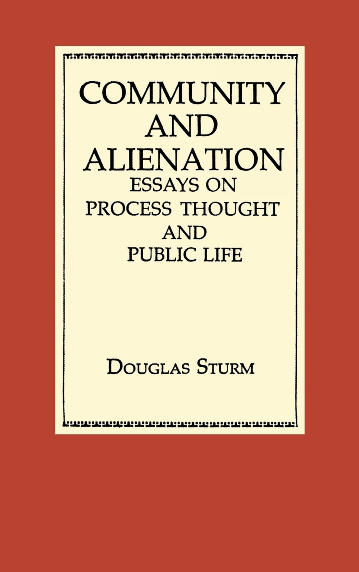 Community and Alienation