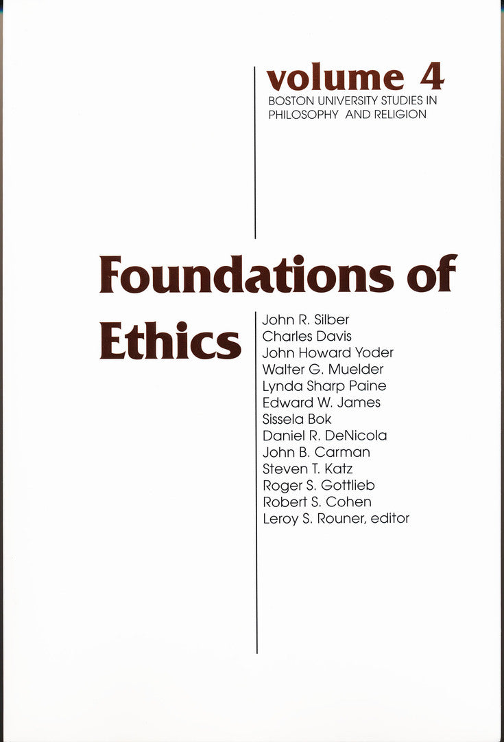 Cover image for Foundations of Ethics ISBN 9780268028619