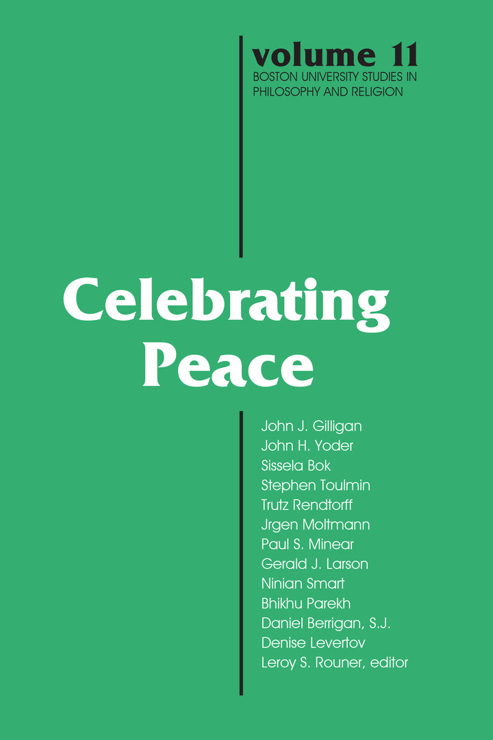 Cover image for Celebrating Peace ISBN 9780268023560