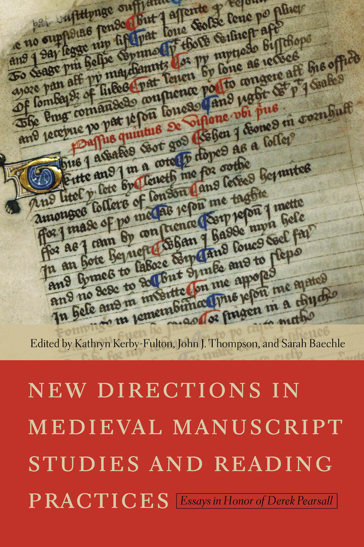 Cover image for New Directions in Medieval Manuscript Studies and Reading Practices ISBN 9780268033279