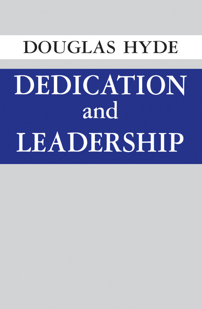 Cover image for Dedication and Leadership ISBN 9780268000738
