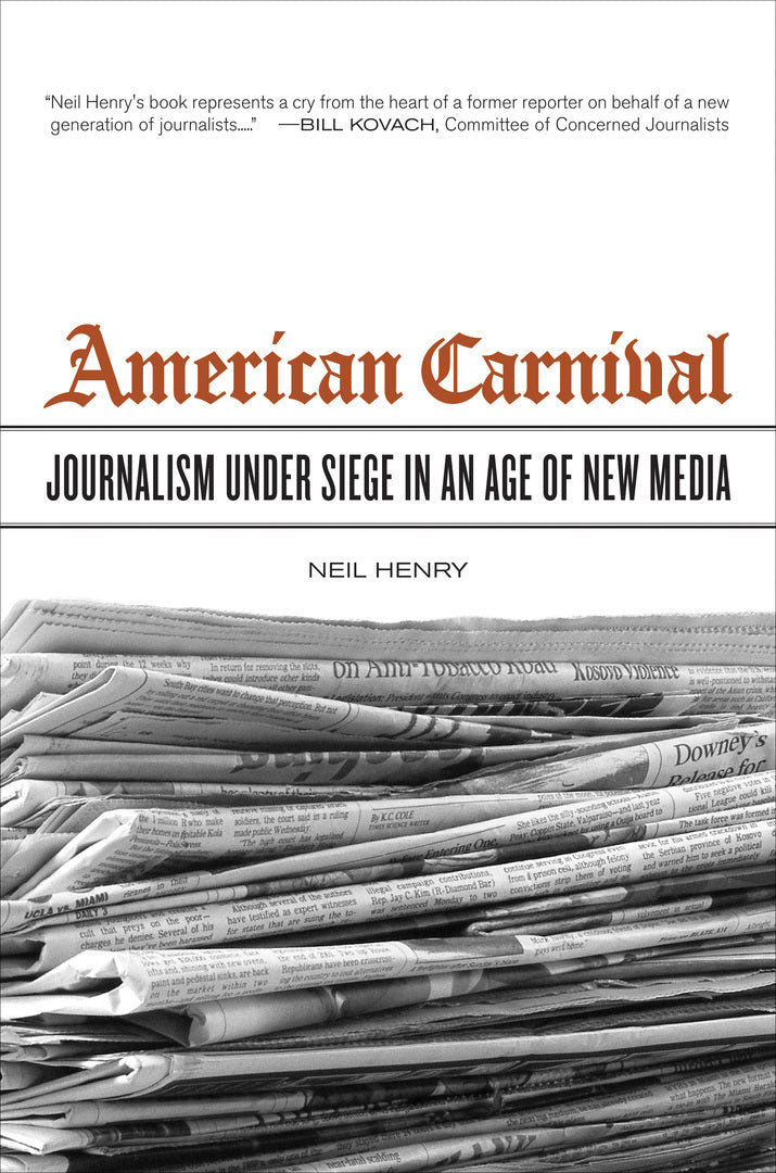 Cover image for American Carnival ISBN 9780520243422