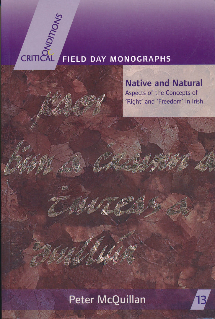 Cover image for Native and Natural ISBN 9780268034771