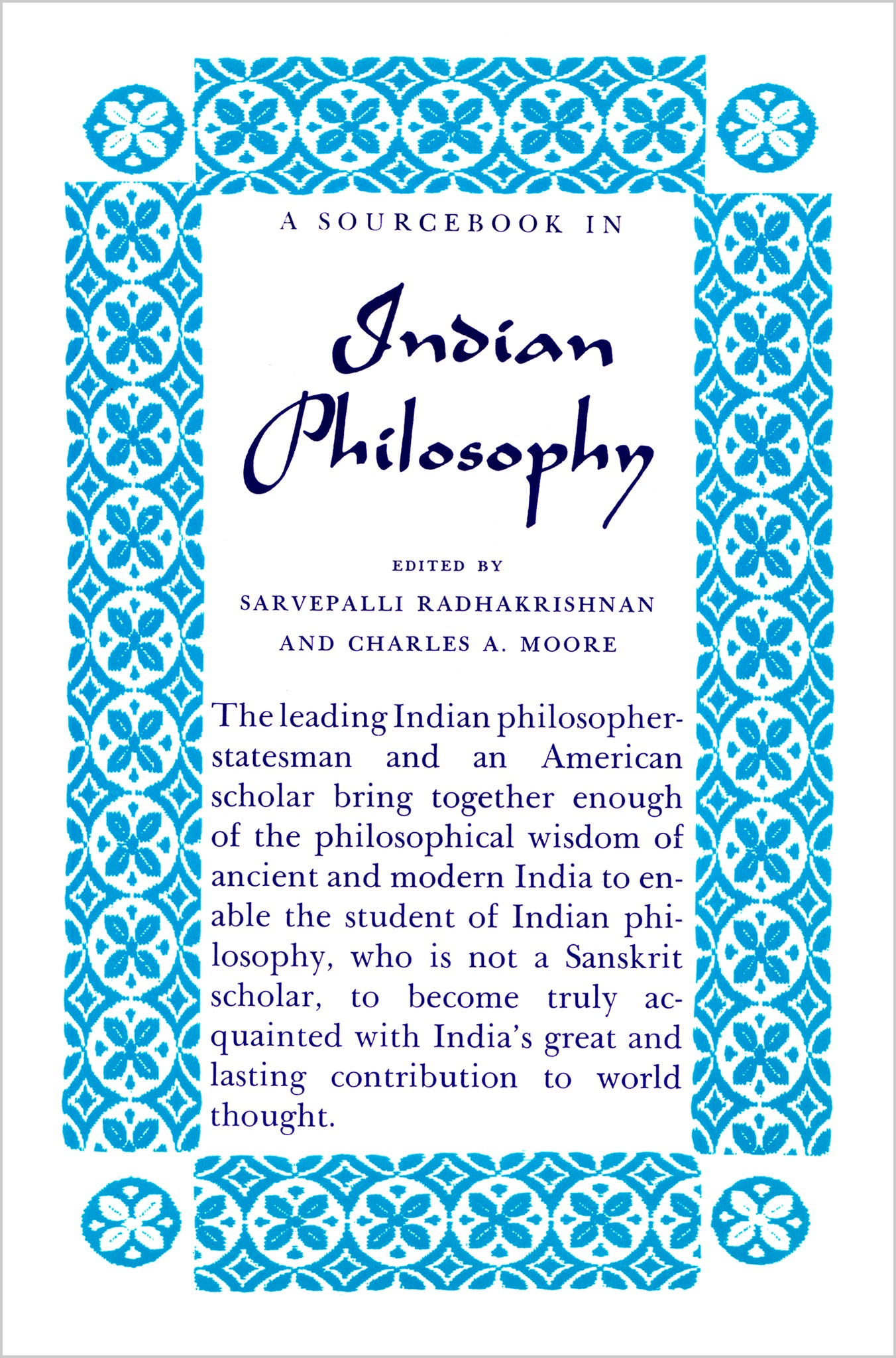 A Sourcebook in Indian Philosophy