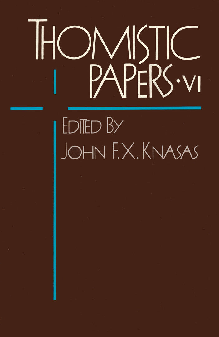 Cover image for Thomistic Papers VI ISBN 9780268018870
