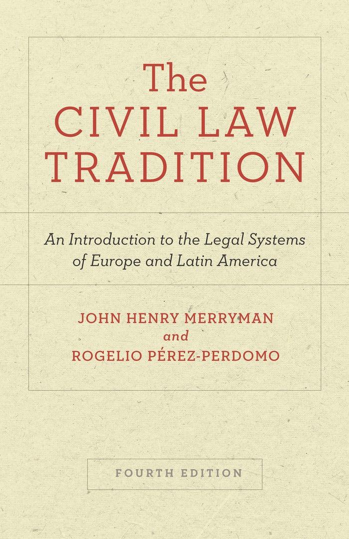 Cover image for The Civil Law Tradition ISBN 9781503607545