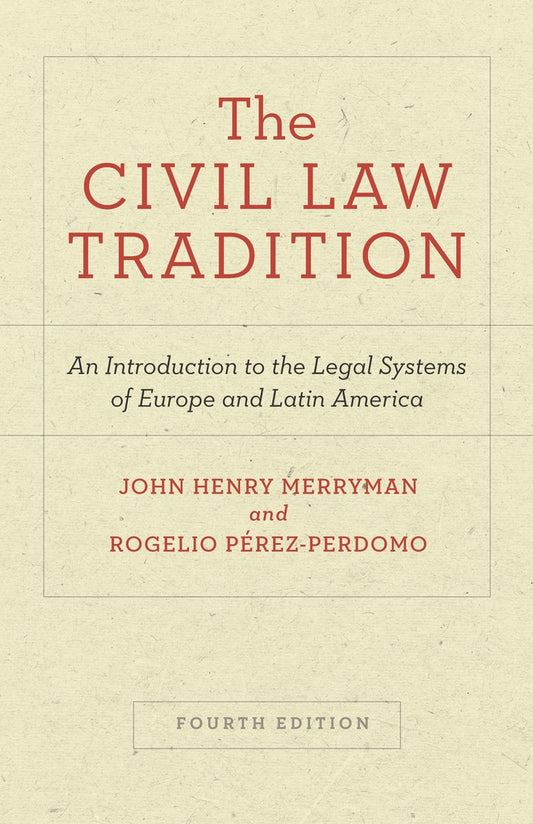 The Civil Law Tradition